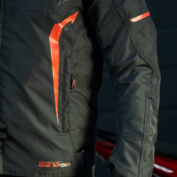 Jaqueta X11 Masculina One Sport Sporadic Preto/Vermelho - Spinelli